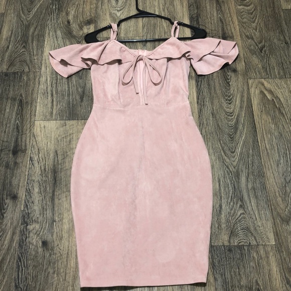 BRAND NEW!! Gorgeous pink midi Dress - Picture 1 of 4